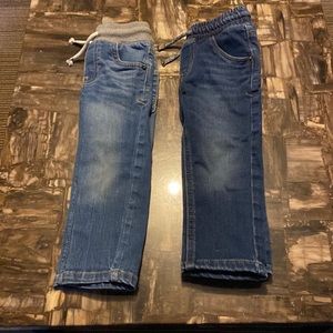 2 pair toddler boys cat & Jack jeans size 2t